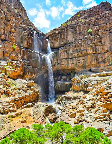 beautiful waterfall of Darreh Gahan